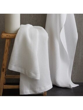 NWT QUINCE Waffle Towel Bundle White 7556